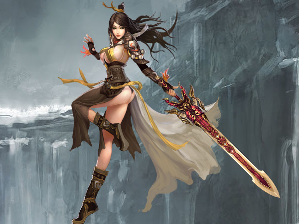 秦美人游戏原画（二）